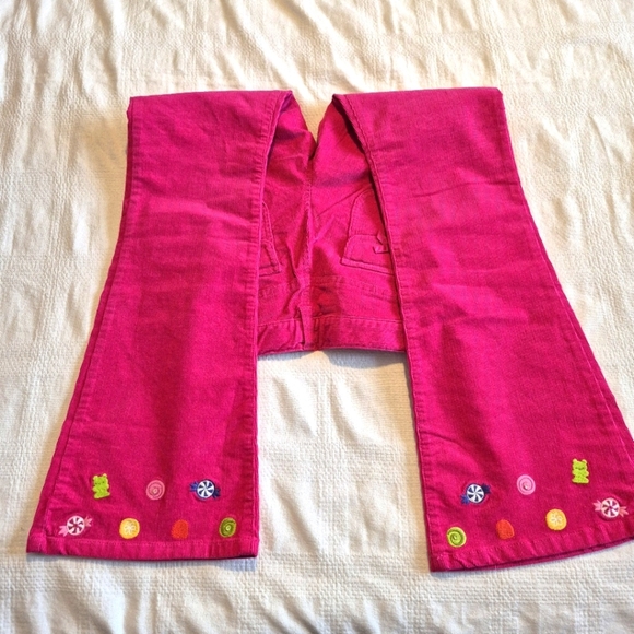Gymboree girls size 12 pink corduroy bottom flare leg, Candy Shoppe line NWT - Picture 3 of 10